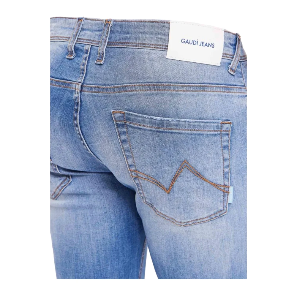 Gaudi Slim-fit Denim Broek Blue Heren