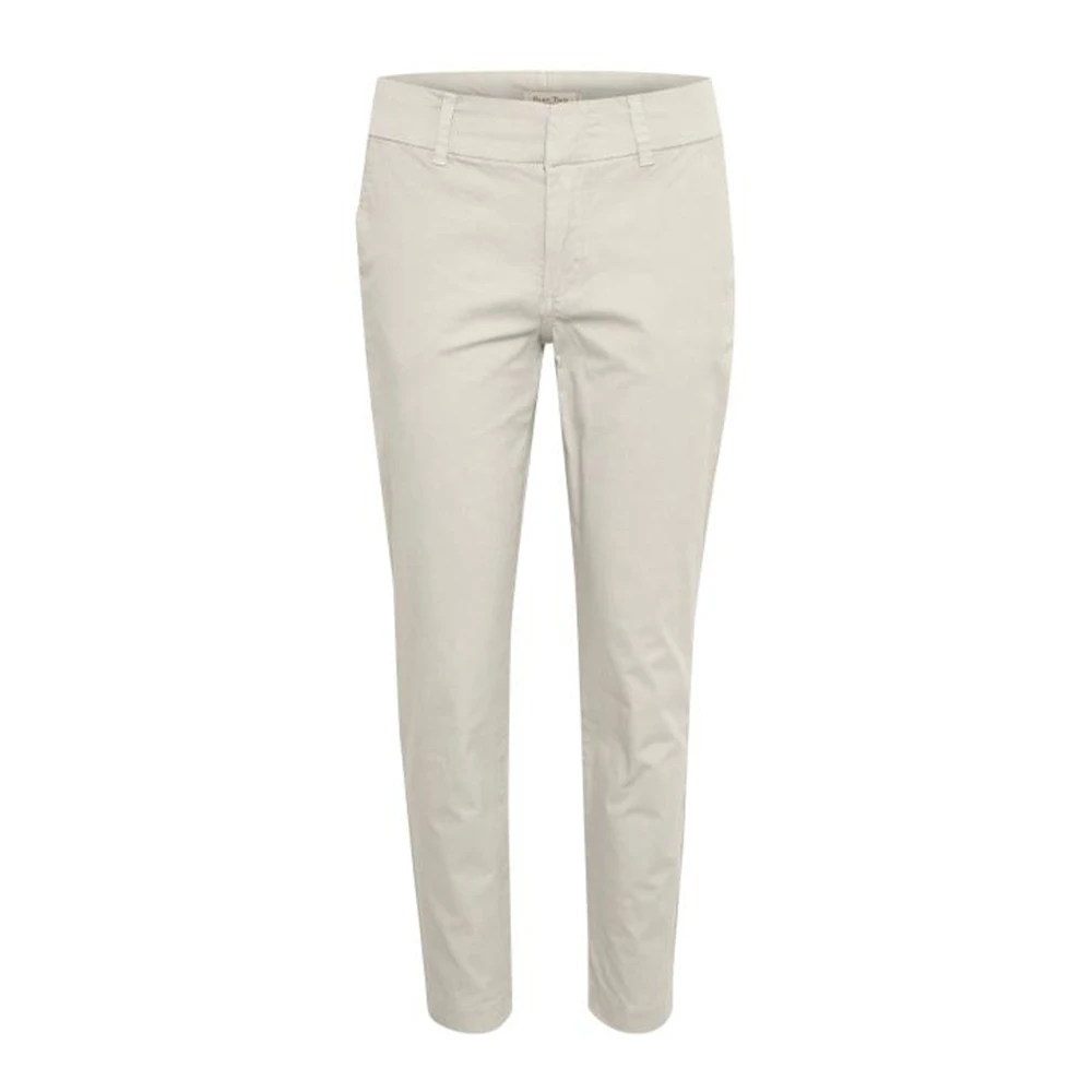 Part Two Beige Casual Wind Chime Trousers - Female - Chinos - S - Trousers