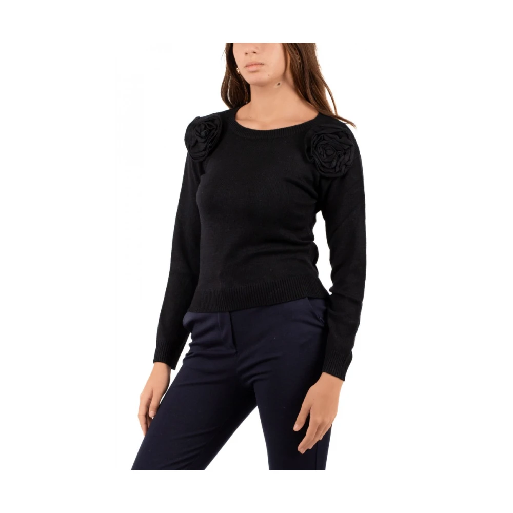 Luckylu Stijlvolle Dames Top Black Dames