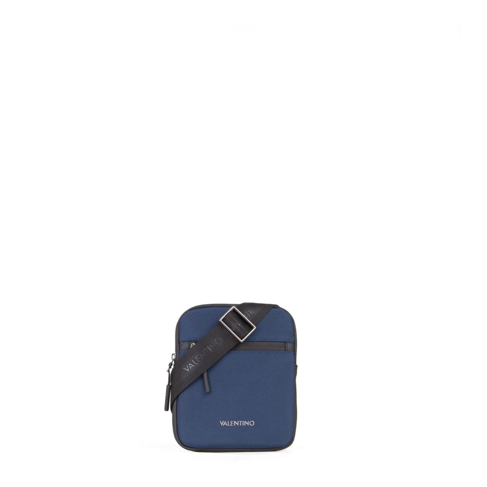 Valentino By Mario Valentino Men's Blue Cross Body Messenger, One Size, Tron Shoulder Bag Blu/Nero