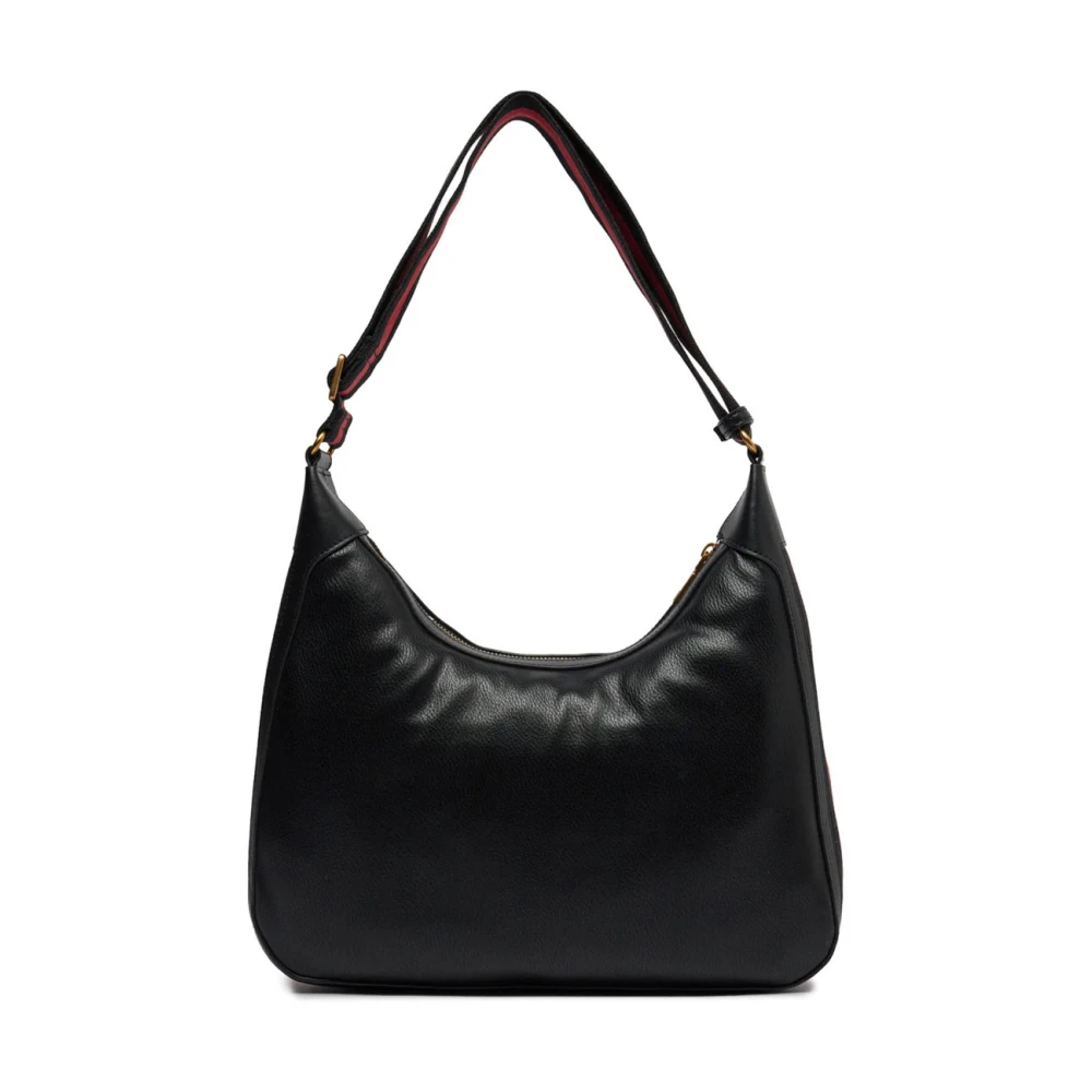 Liu Jo Zwarte Schoudertas Glad Synthetisch Leer Black Dames
