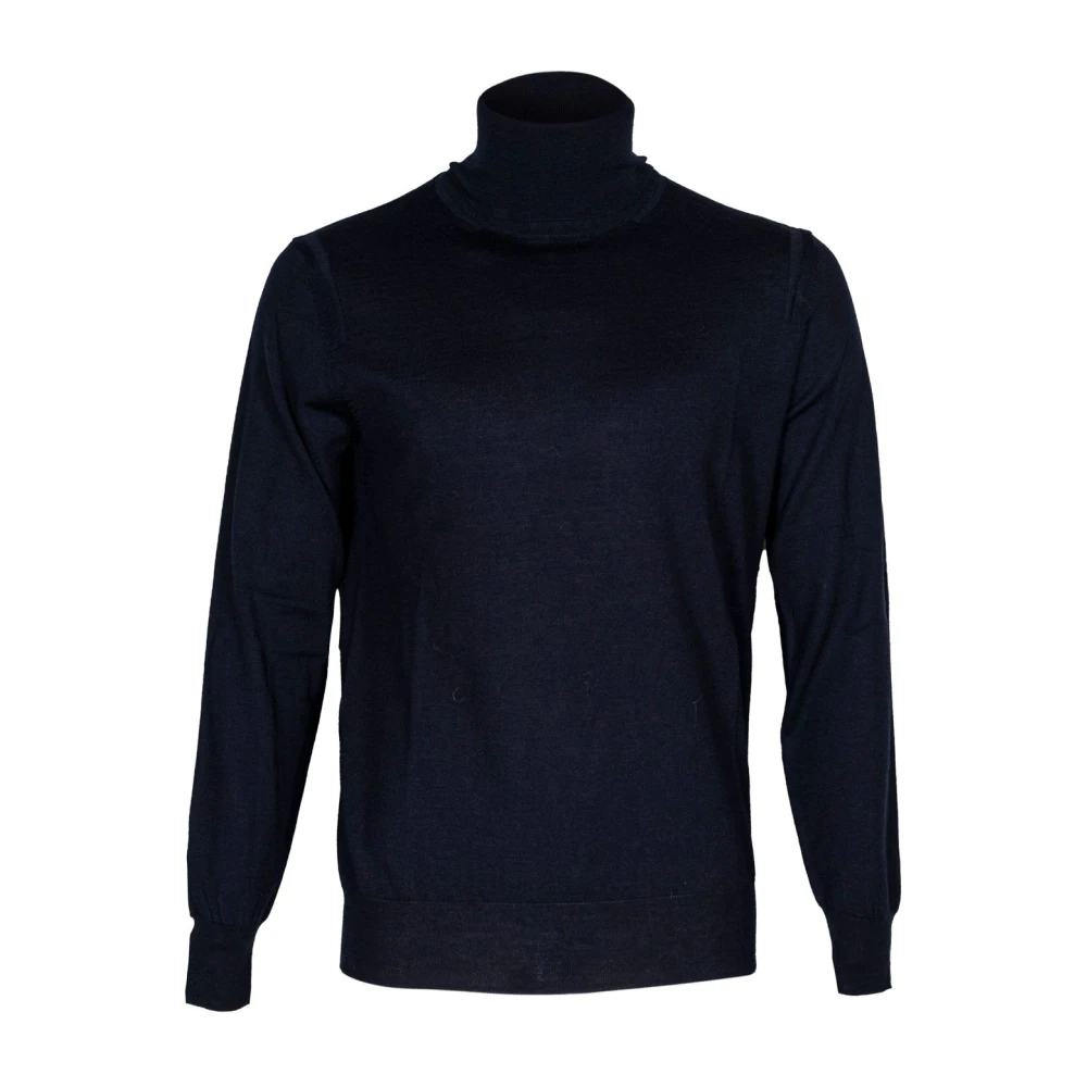 Paolo Pecora Men's Blue Lupetto Turtleneck - Turtlenecks - Xl - Knitwear