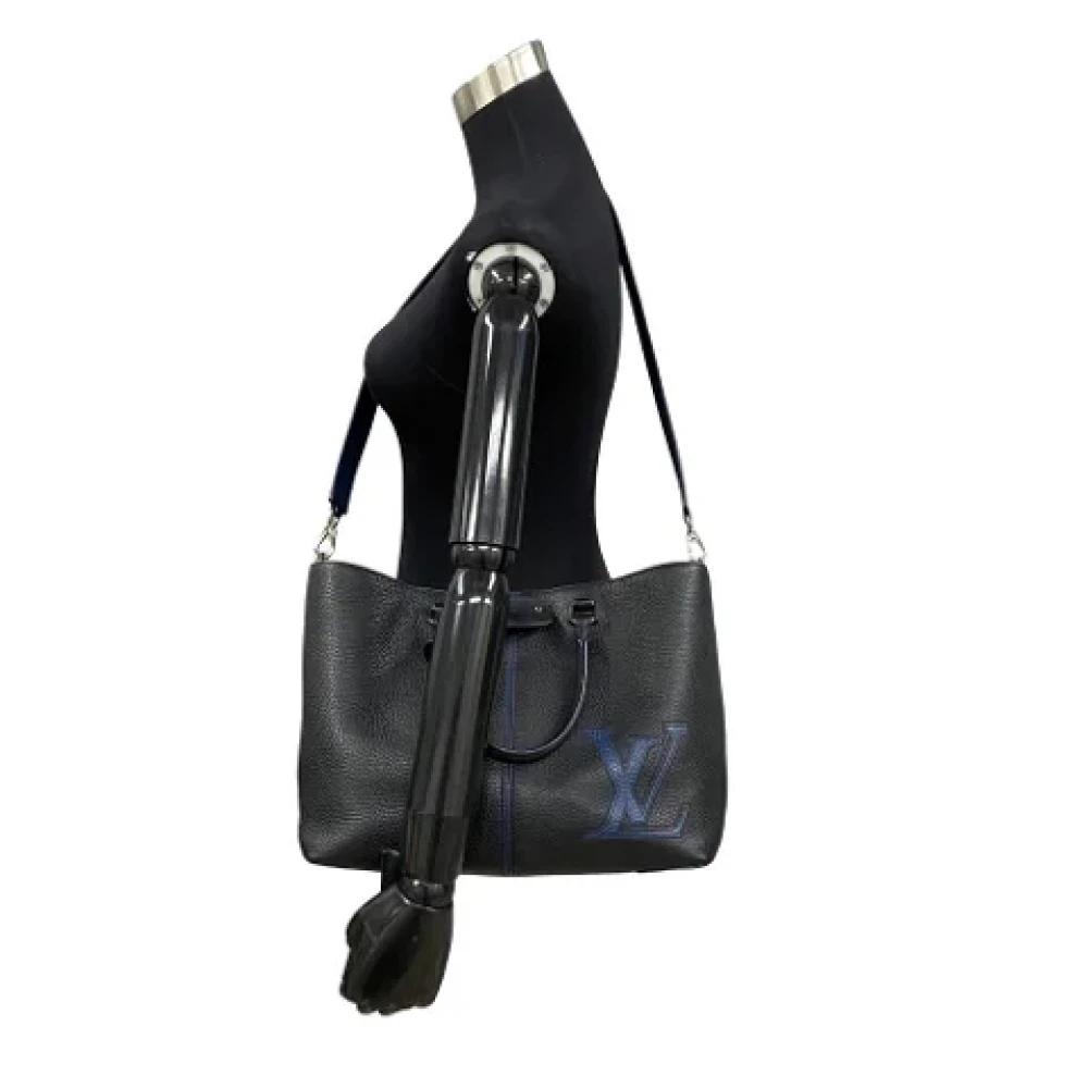 Louis Vuitton Vintage Pre-owned Leather totes Black Dames
