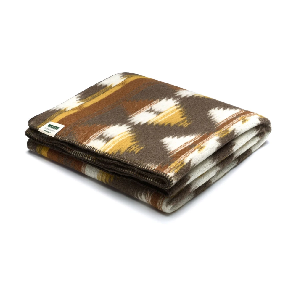 Sebago Bruine Off-White Gele Sjaal Multicolor Dames