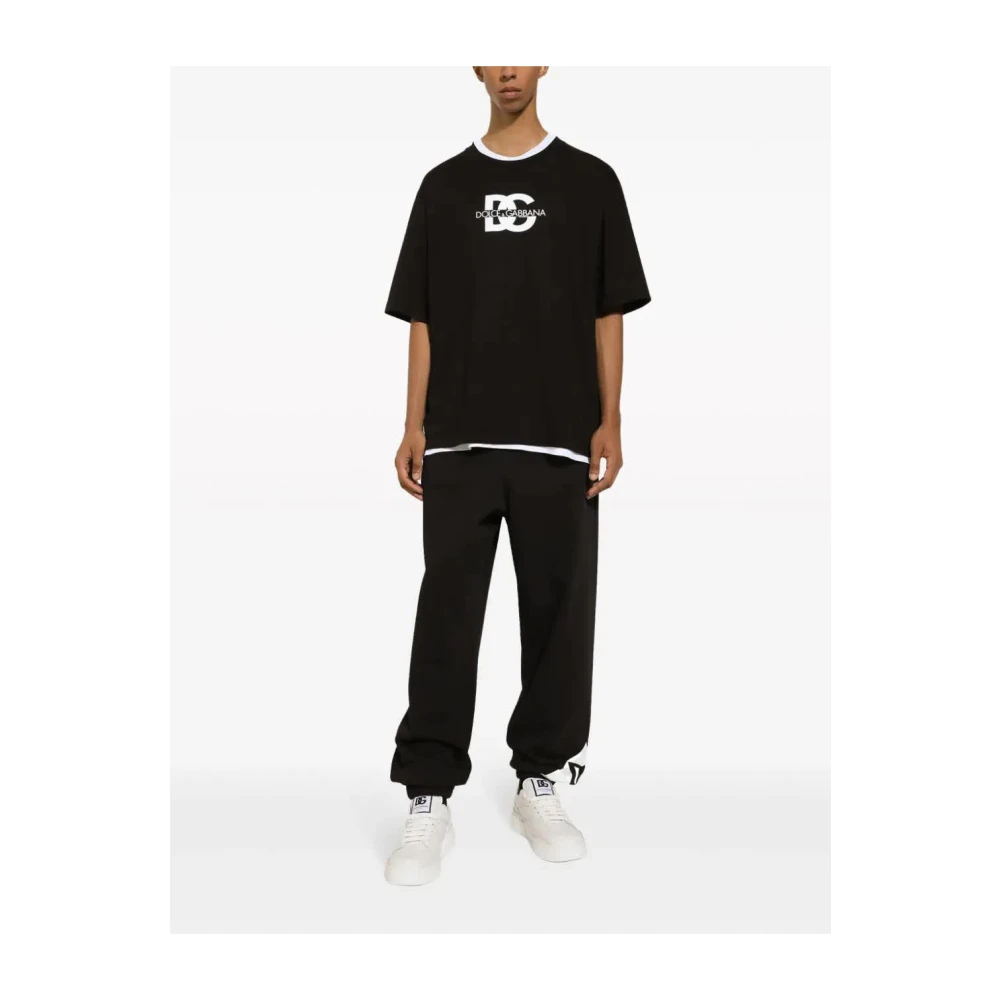 Dolce & Gabbana Nero T-shirt voor mannen Black Heren