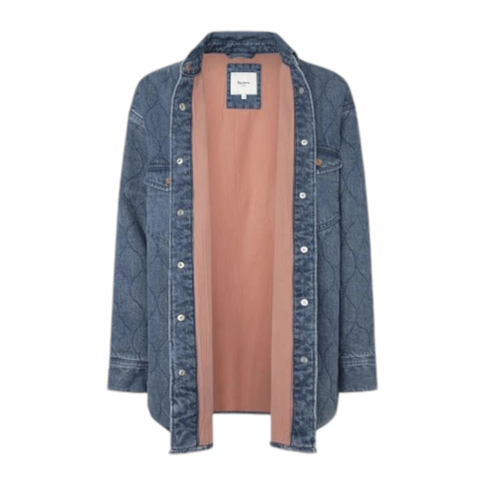 Pepe Jeans Denim Jassen voor Mannen en Vrouwen Blue Dames