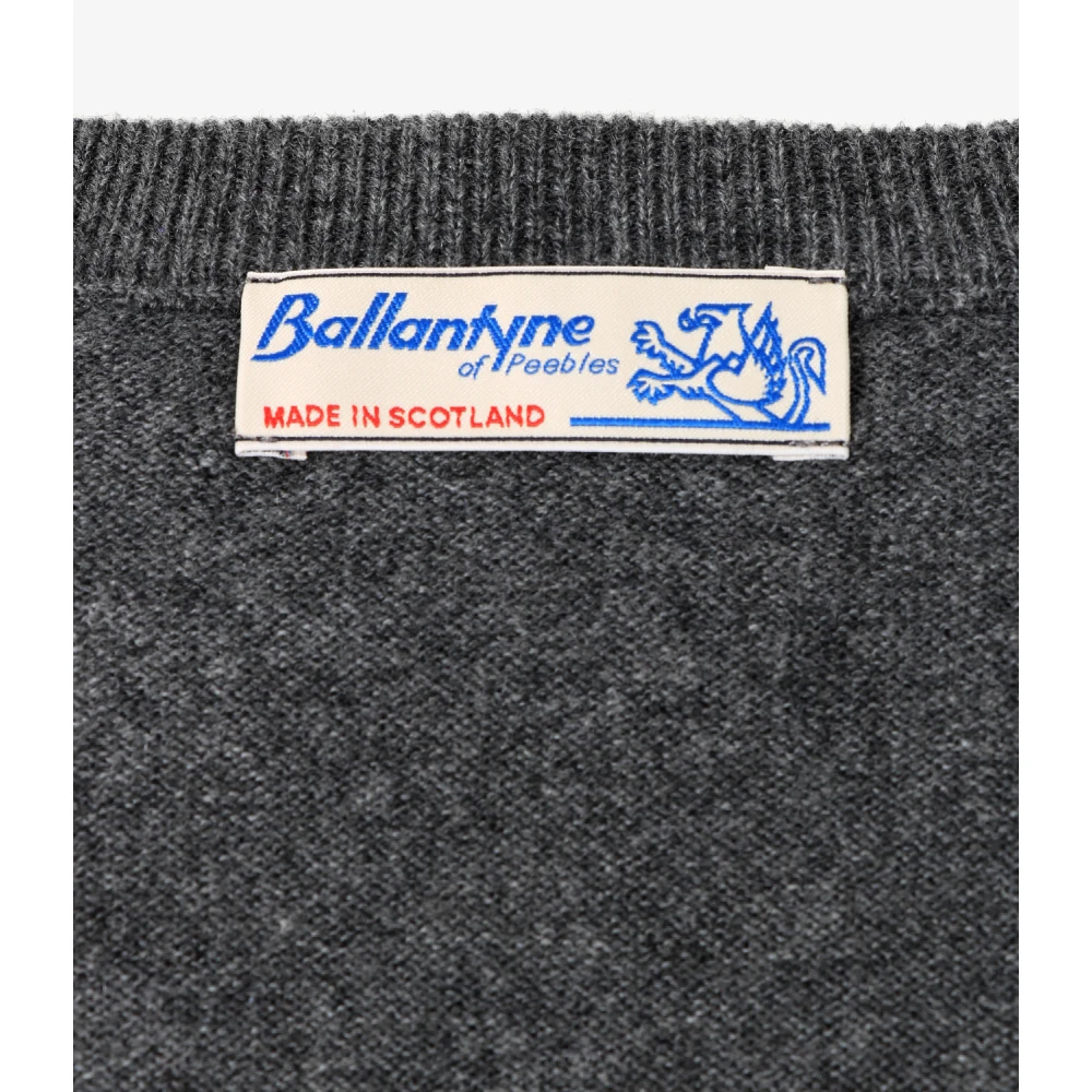 Ballantyne Kasjmier Trui Grijs Gray Heren