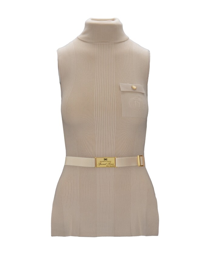 ribbed-sleeveless-turtleneck-with-belt