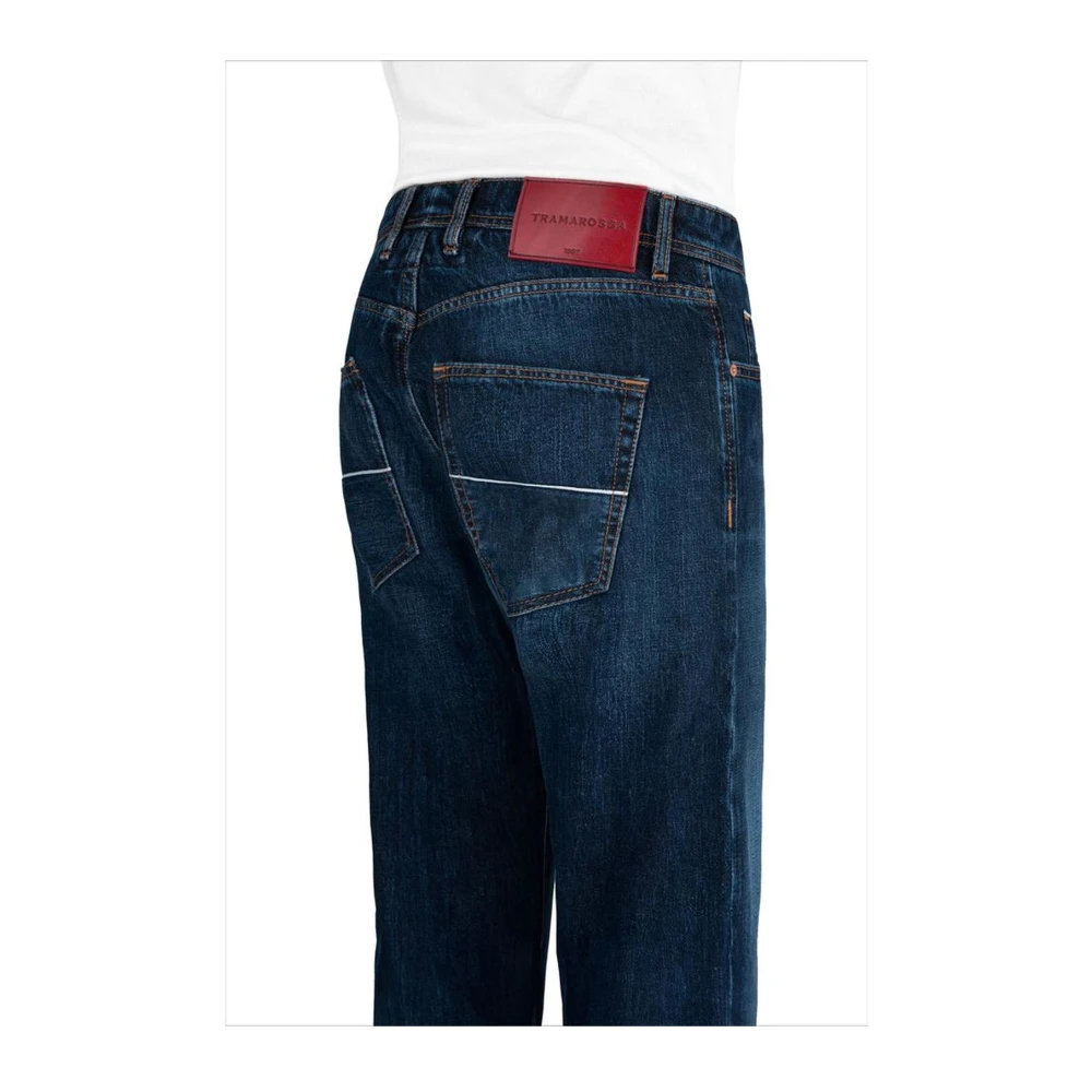 Tramarossa Selvedge Jeans met Verwijderbare Initialen Blue Heren