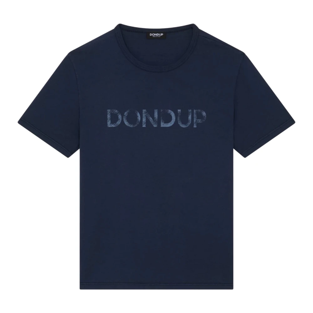 Dondup Ronde hals T-shirt Blue Heren