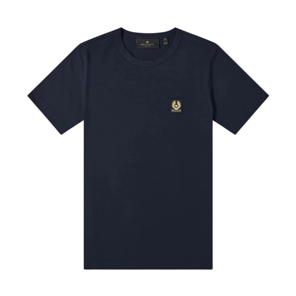 Belstaff Logo Patch Regular Fit T-shirt, Dark Blue, Size Xl, Men - Image 3