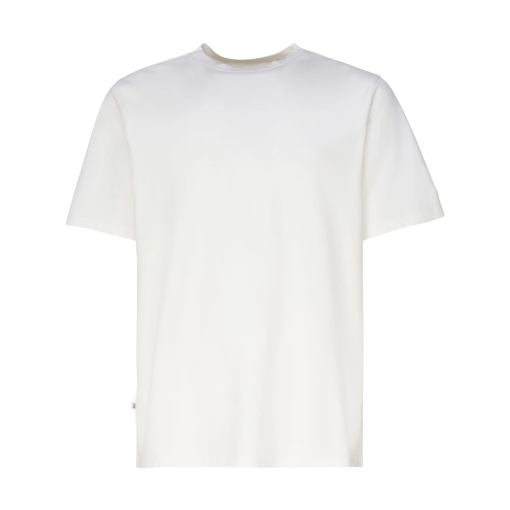 Autry Witte Katoenen T-shirt met Halslijn White Heren