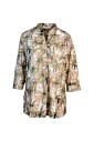 chemise-beige-a-motif-feuilles-en-coton