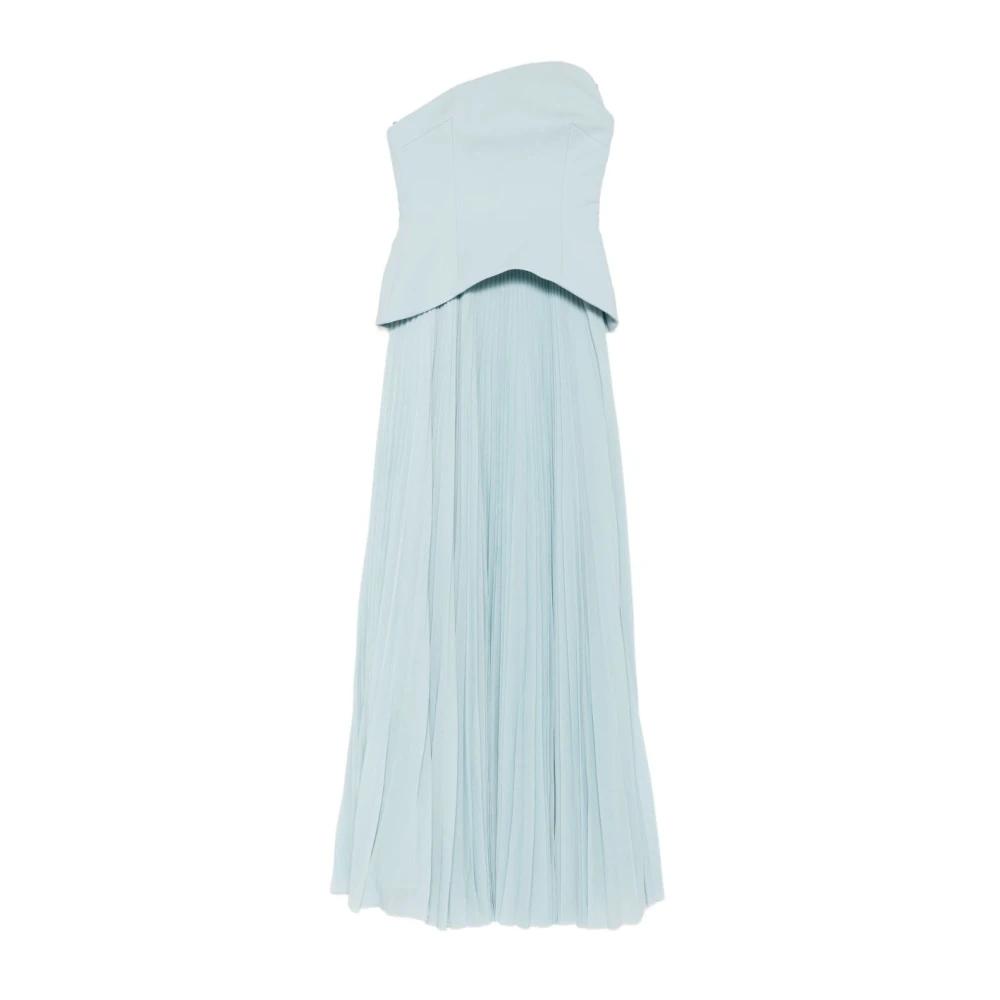 Klares Blaues Gepolstertes Trägerloses Kleid - Solace London - Modalova