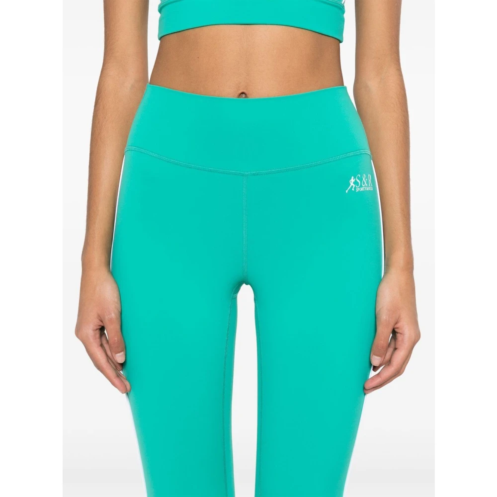 Sporty & Rich Groen Witte Sportlegging Green Dames