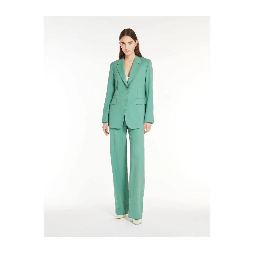 Max Mara Wollen broek Green Dames
