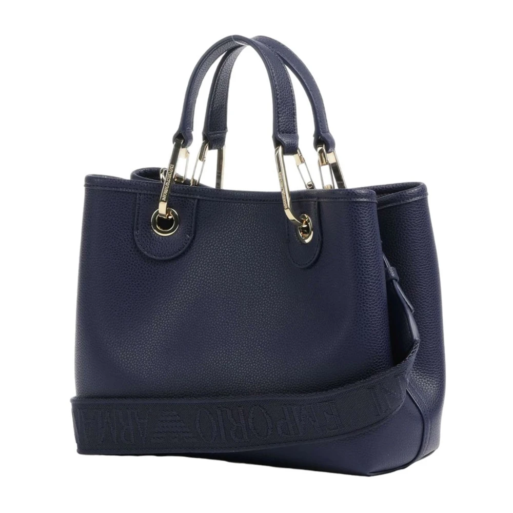 Giorgio Armani Blauwe Synthetische Dames Shopper Blue Dames