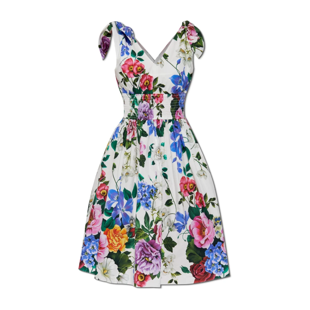 Dolce & Gabbana Mujer Multicolor - Vestido Con Motivo Floral - Dresses - S