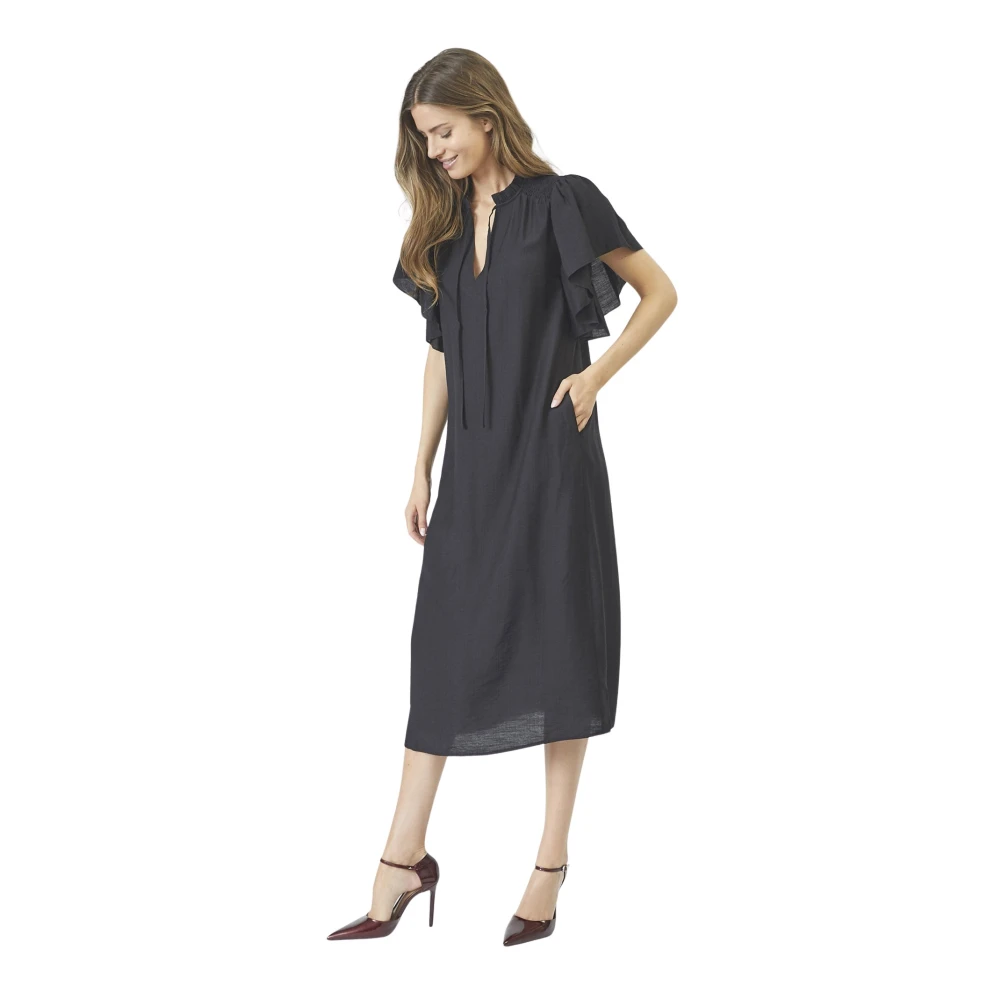 Co'couture Black Midi Dresses, Female, Xs, Maxi Dresses