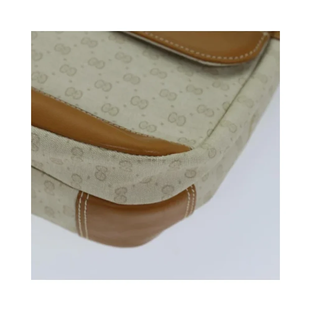 Gucci Vintage Pre-owned Plastic gucci-bags Beige Dames