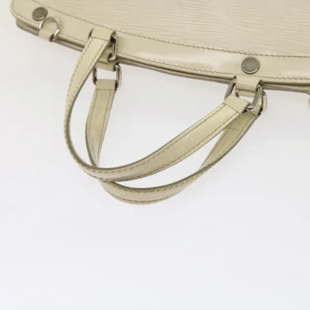 Louis Vuitton Vintage Pre-owned Leather handbags Beige Dames
