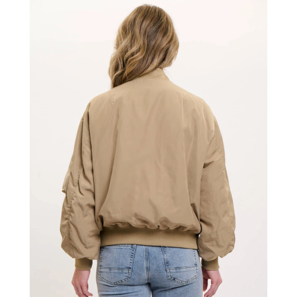 Rino&Pelle Reversible Bomber Jacket Elyn Brown Dames