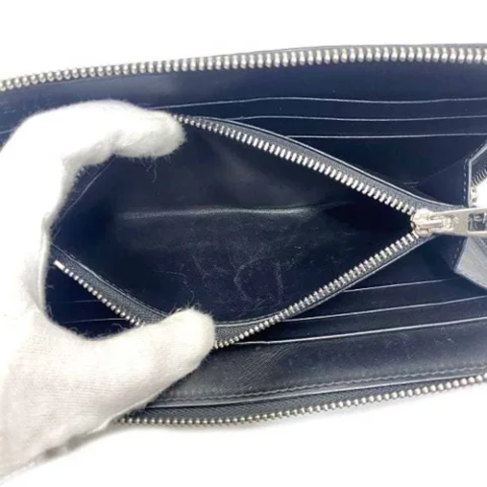 Loewe Pre-owned Leather wallets Black Dames