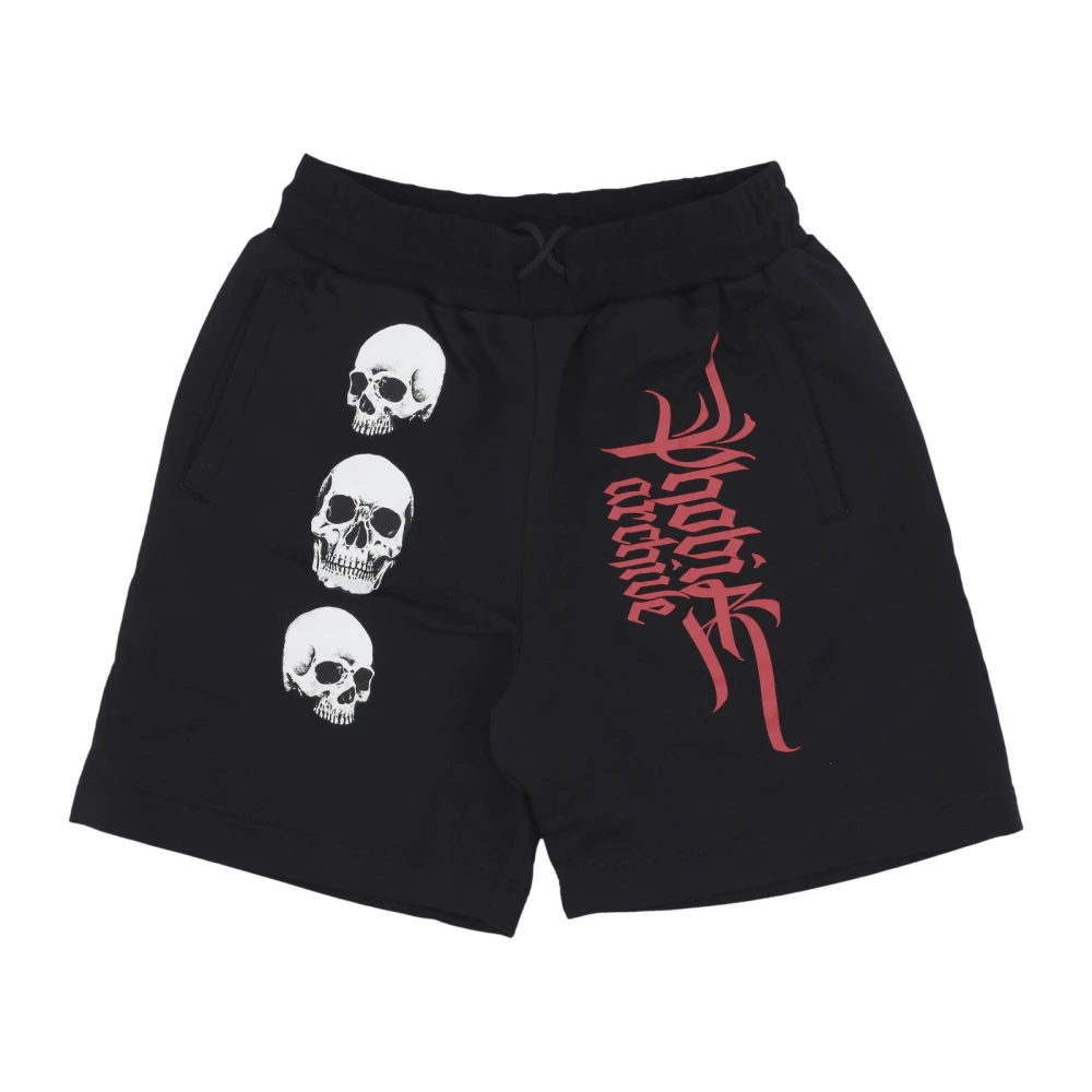 Phobia Archive Herren Schwarz Shorts, K, Mgröße: