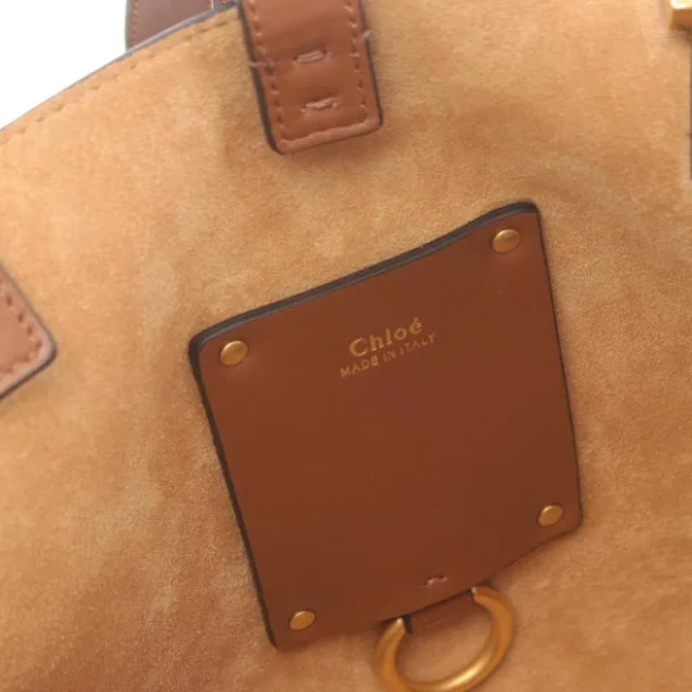 Chloé Pre-owned Leather totes Brown Dames