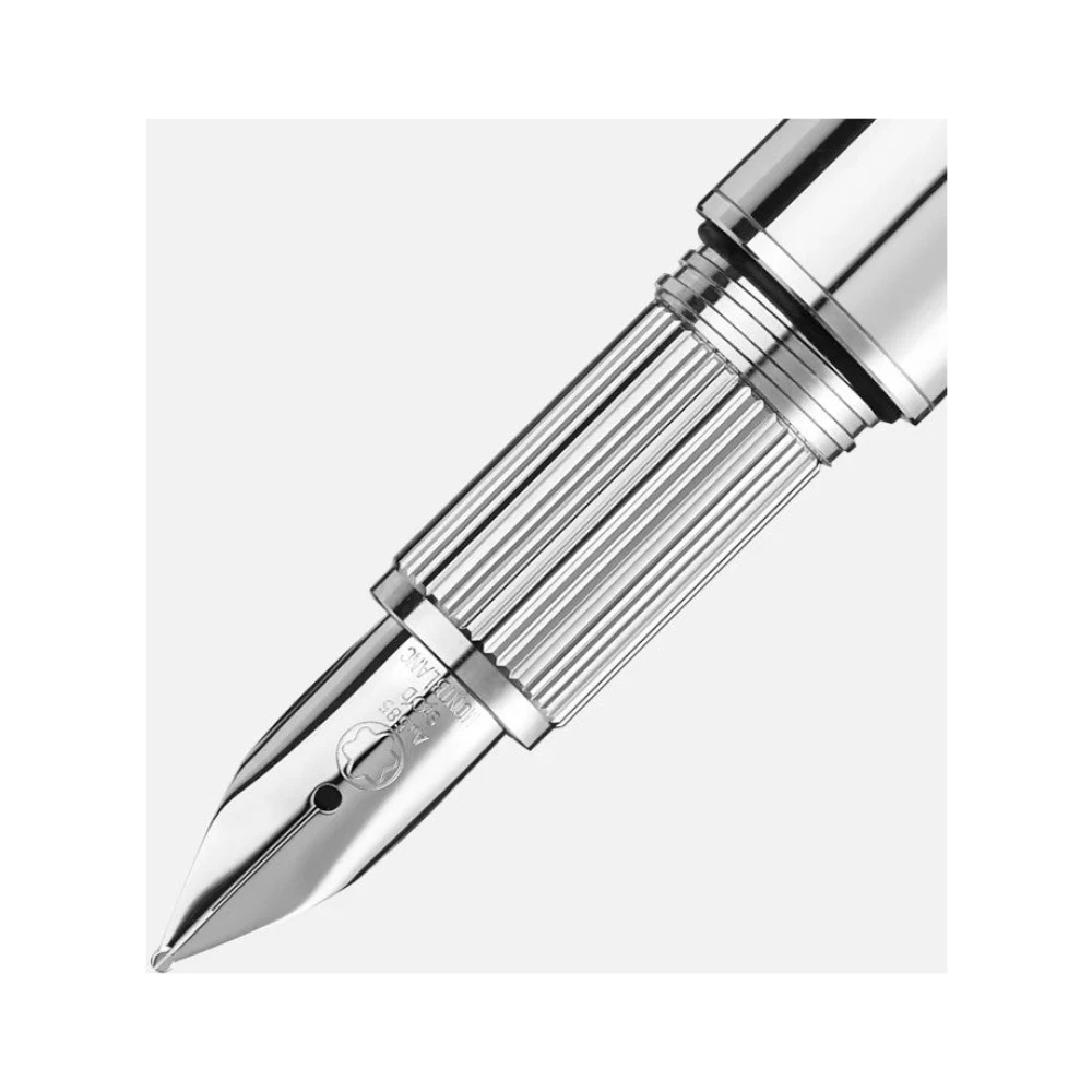 Montblanc Vulpen Zilverkleurig Penpunt Witgoud M StarWalker 118875 Gray Unisex
