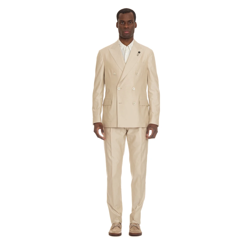 Lardini Suit Set Beige Heren