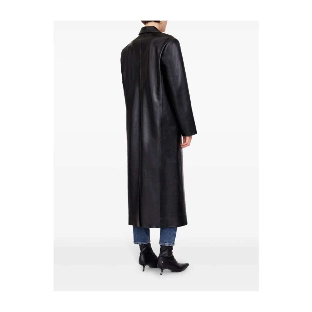 Anine Bing Zwarte Winterjassen Black Dames
