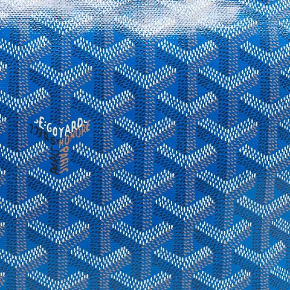 Goyard Vintage Pre-owned Coated canvas pouches Blue Dames