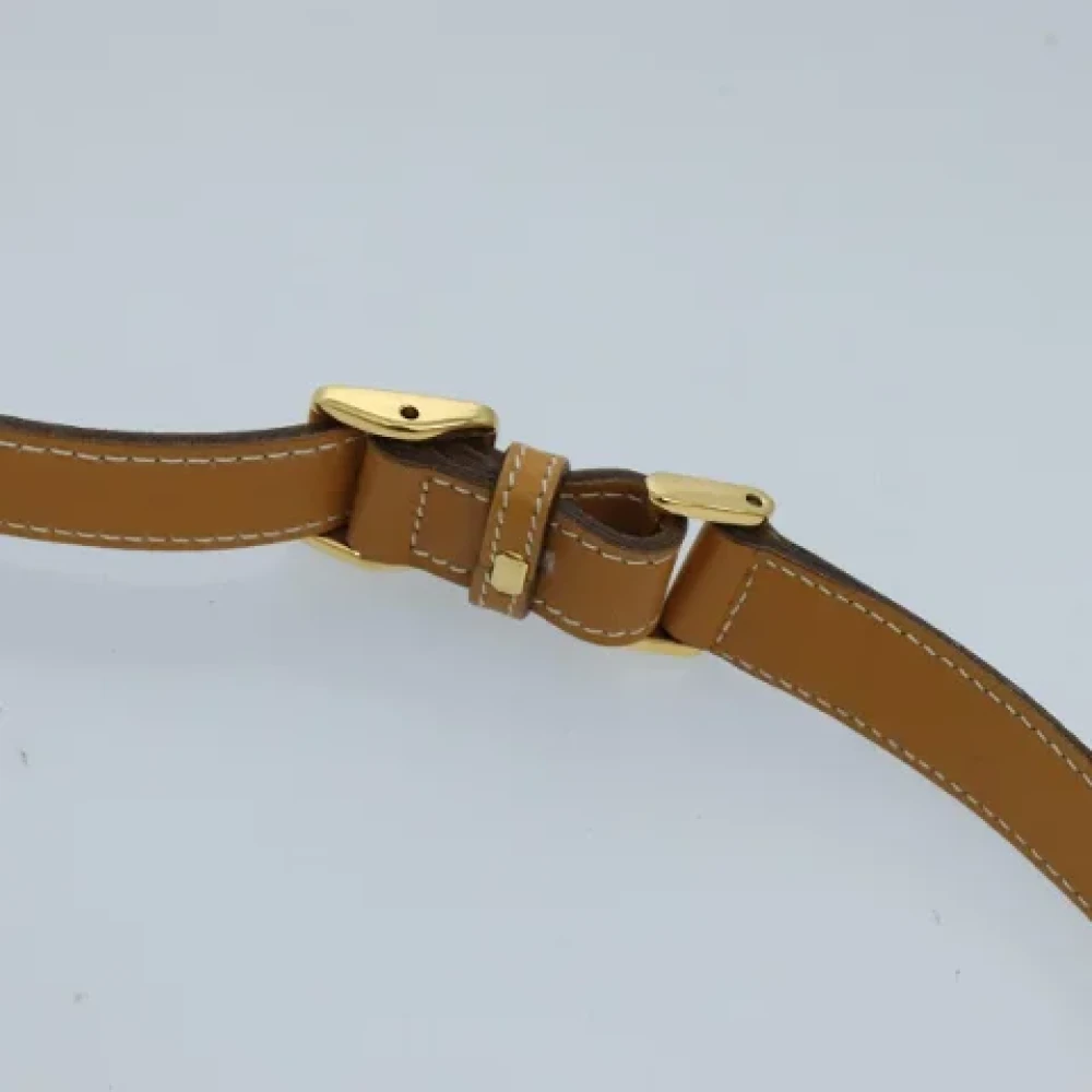 Gucci Vintage Pre-owned Canvas gucci-bags Brown Dames