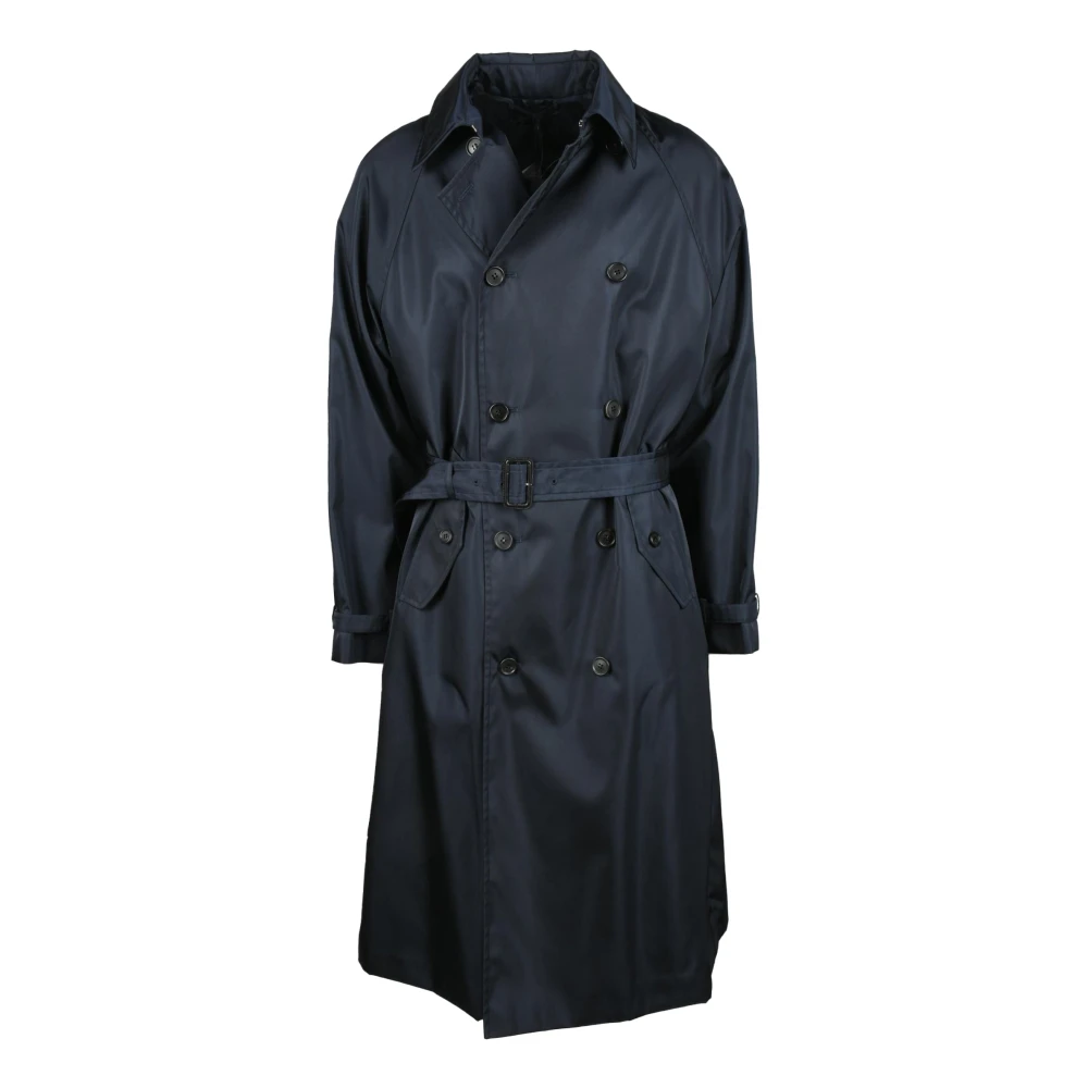 Prada Trench Blue Heren