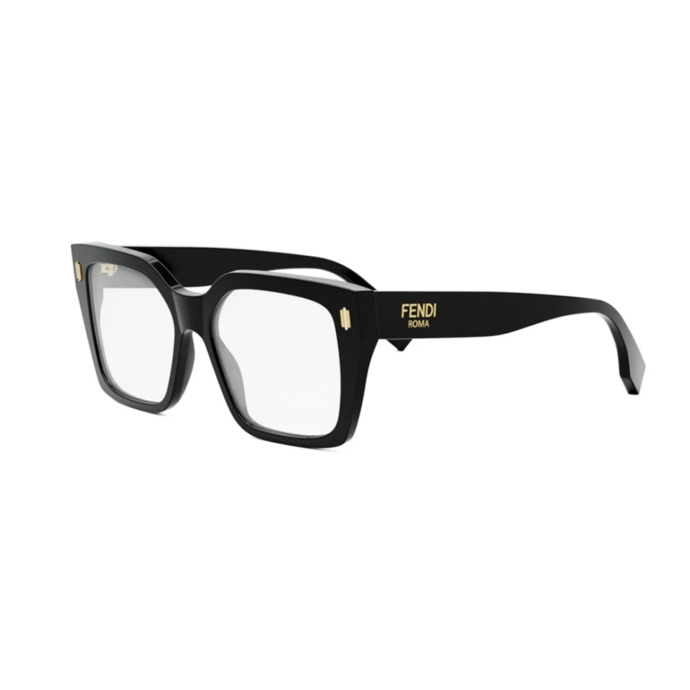 Fendi Stijlvolle Brilmonturen voor Modieuze Liefhebbers Black Unisex