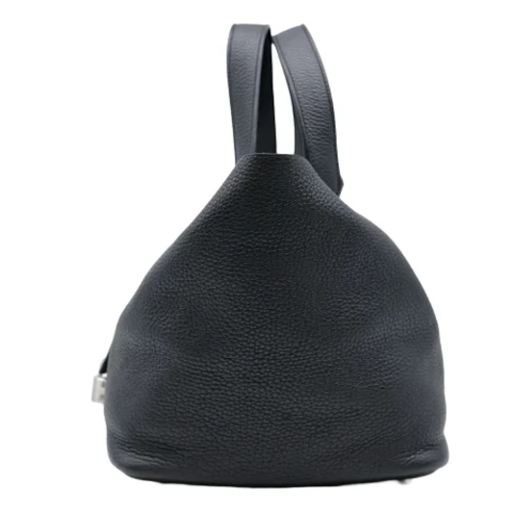 Hermès Vintage Pre-owned Fabric handbags Black Dames