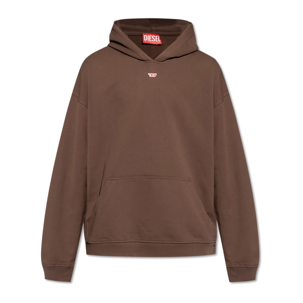 Diesel Hoodie 'S-Boxt-Hood-D' Brown Heren