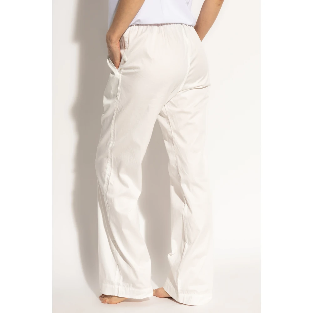 Dsquared2 Pyjamabroek met logo White Dames