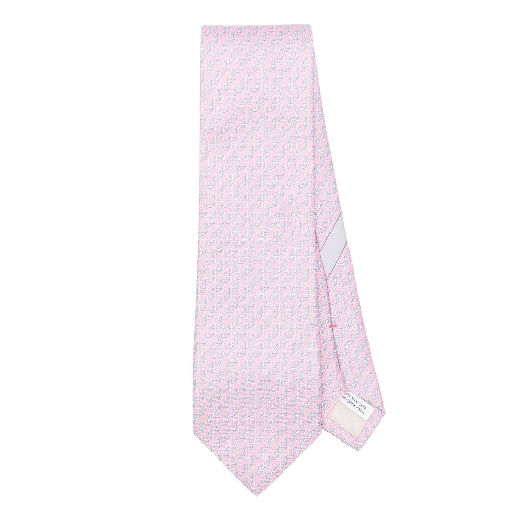 Salvatore Ferragamo Roze Bubblegum Puntige Tip Logo Patch Pink Heren