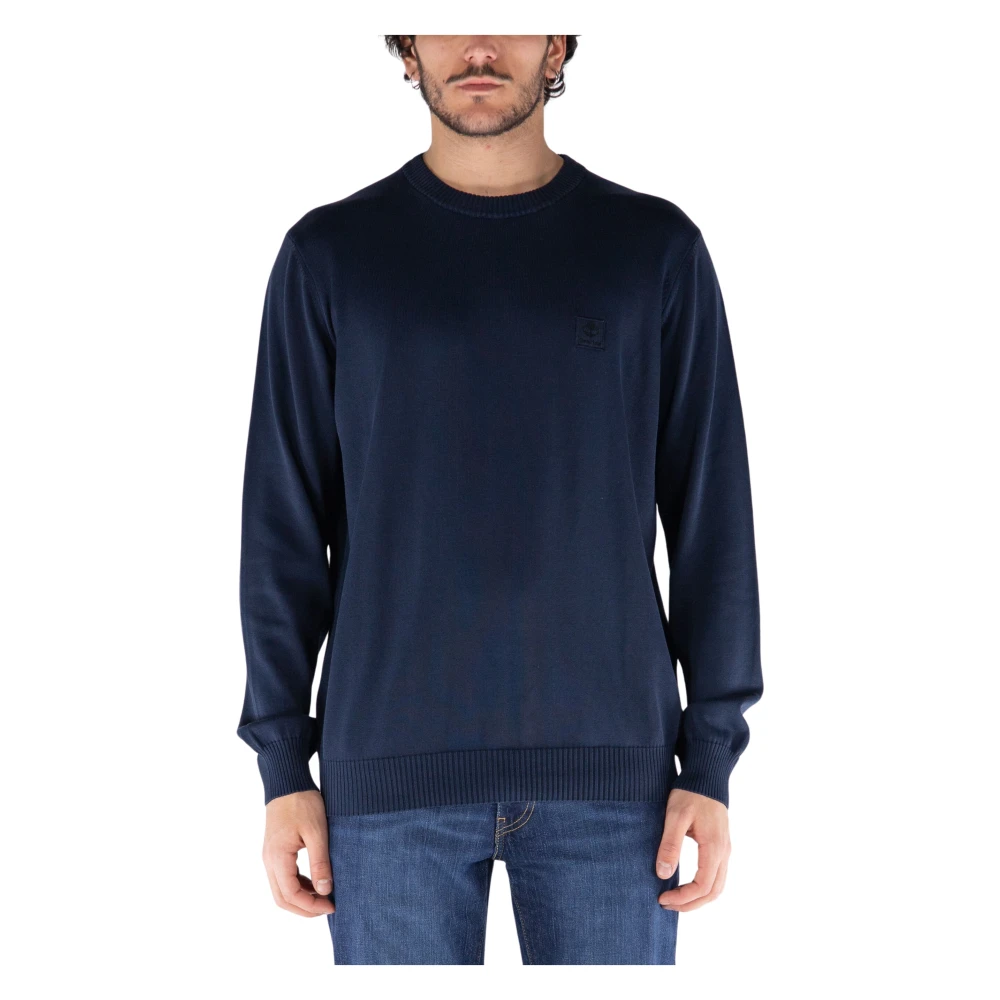 Timberland Katoenen Crewneck Sweater Blue Heren