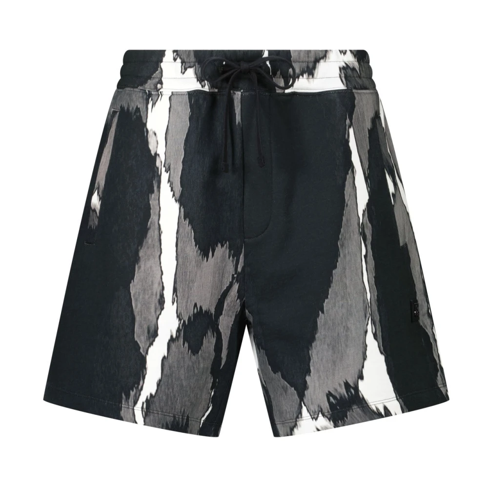 Hugo Boss Gedrukte katoenen shorts voor streetwear-stijl Multicolor Heren