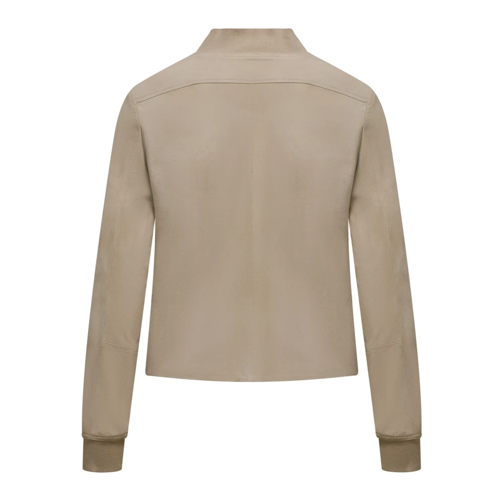 BomBoogie Leren jas Gray Dames