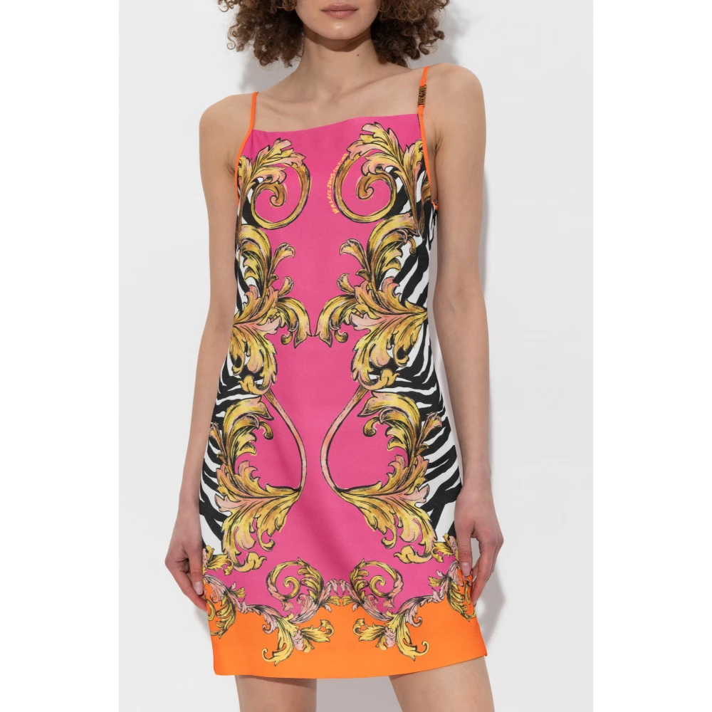 Versace Jeans Couture Jurk met bandjes Multicolor Dames