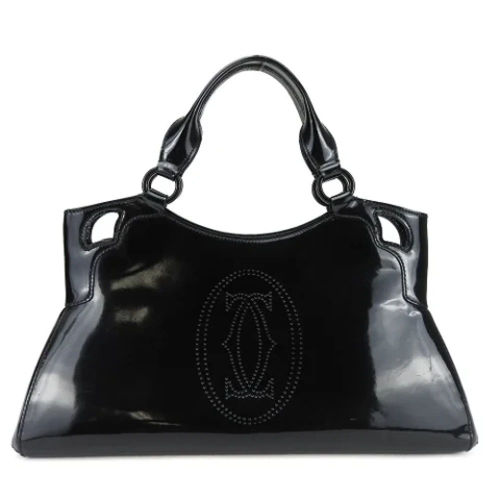 Cartier Vintage Pre-owned Leather totes Black Dames