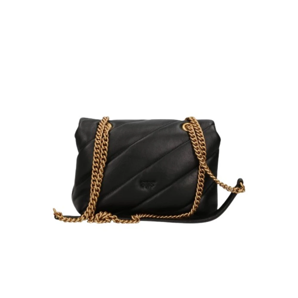 Pinko Donna Nero - Puff Mini New Buckle - Bags - One Size