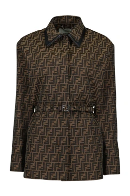 FF Jacquard Canvas Shirt-Jacket