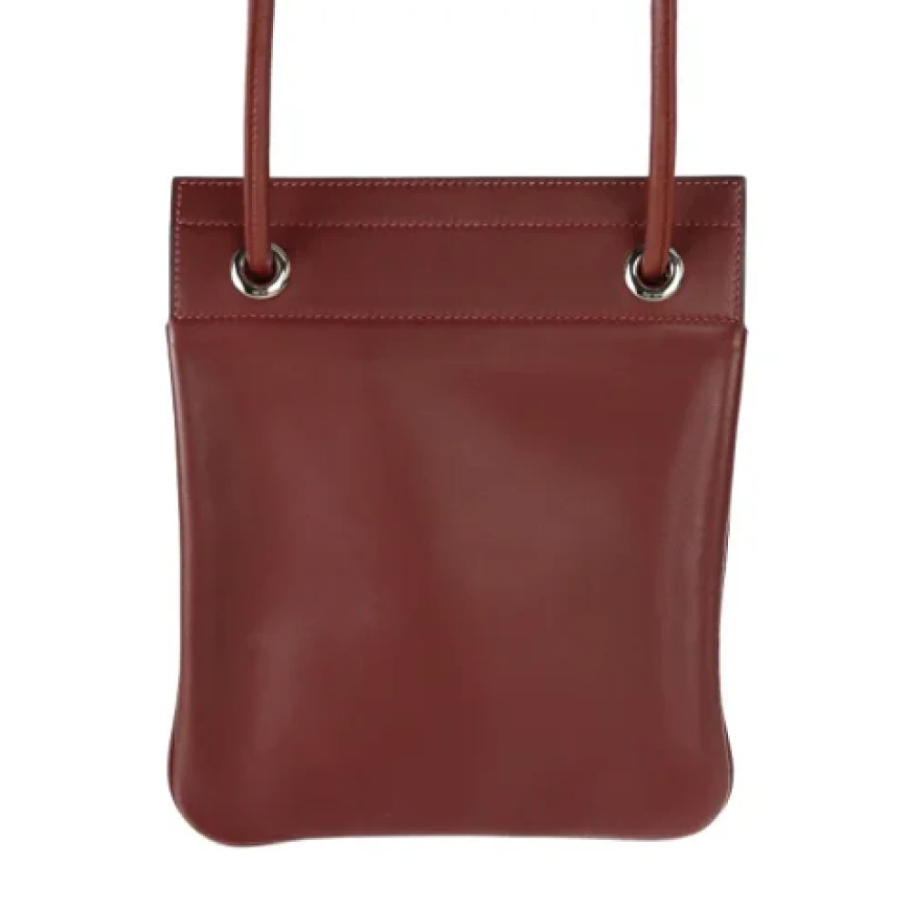 Hermès Vintage Pre-owned Fabric shoulder-bags Brown Dames