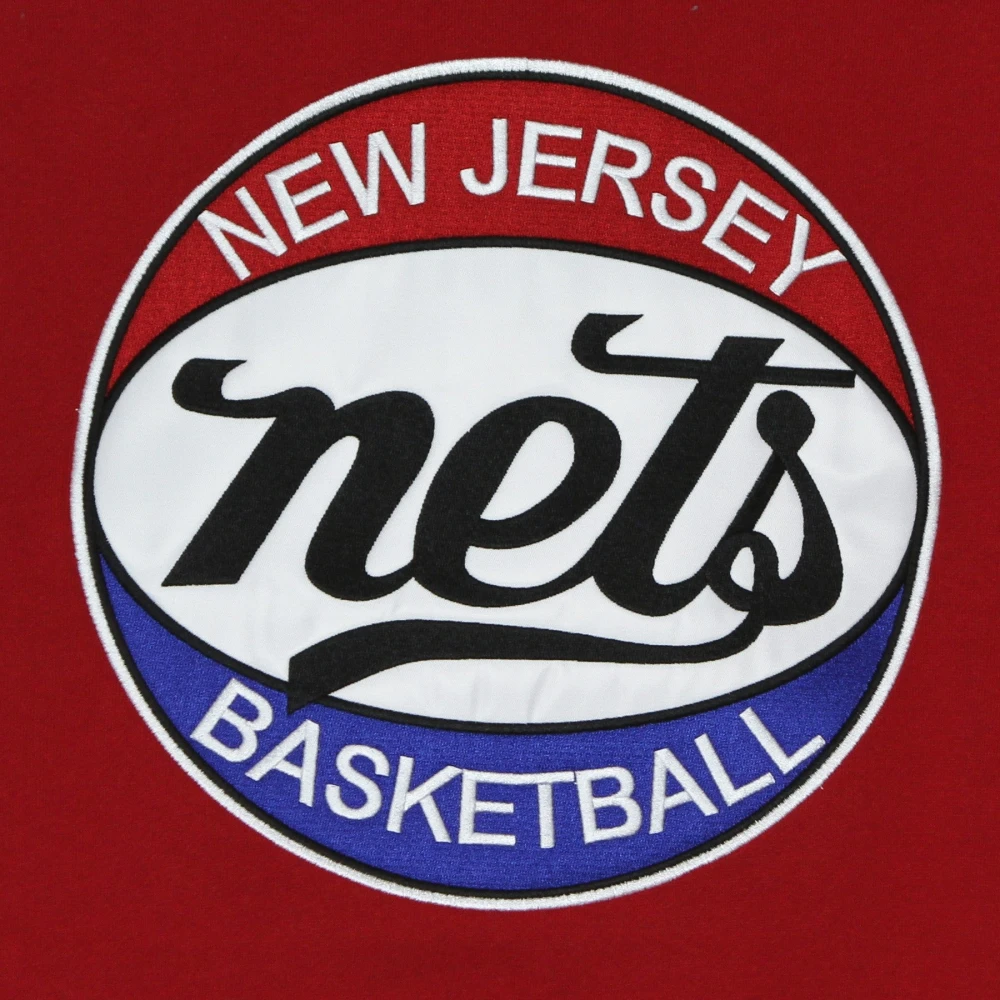 Mitchell & Ness NBA Fusion Fleece Hoodie Hardwood Classics Red Heren