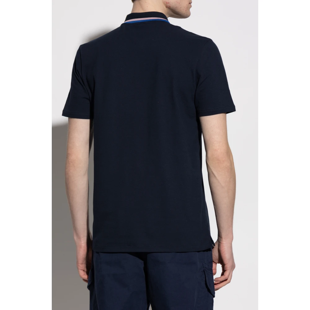 PS By Paul Smith Katoenen polo Blue Heren